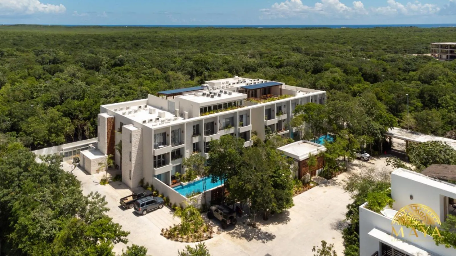 Casa de Férias Nhoa 211C Lux 1Br Condo Pool View In Aldea Zama Tulum