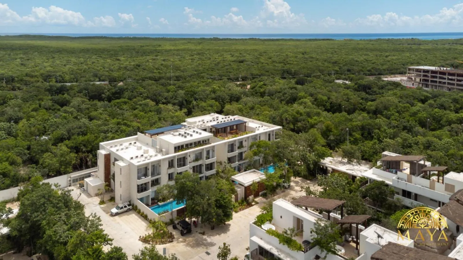 Vakantiehuis Nhoa 211C Lux 1Br Condo Pool View In Aldea Zama Tulum Pueblo Mexico